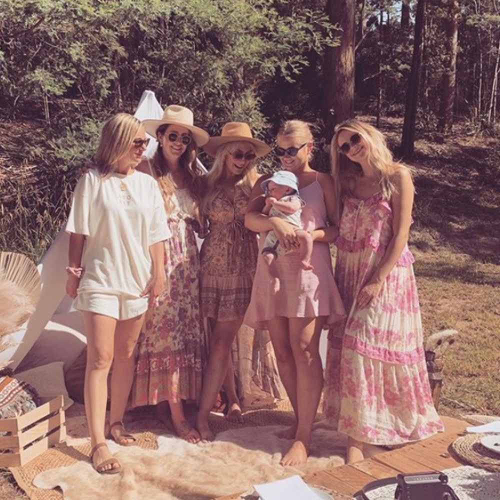 NWT Spell & the Gypsy Coco Lei Strappy